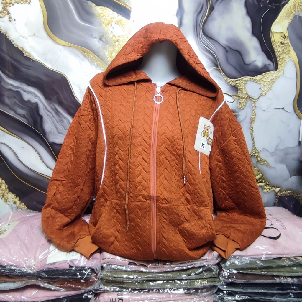 Jaket wanita bahan rajut premium import