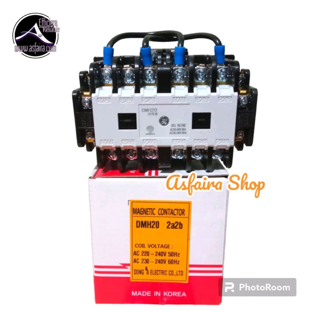 MAGNETIC CONTACTOR DMH20 240VAC / CONTACTOR DONG-A