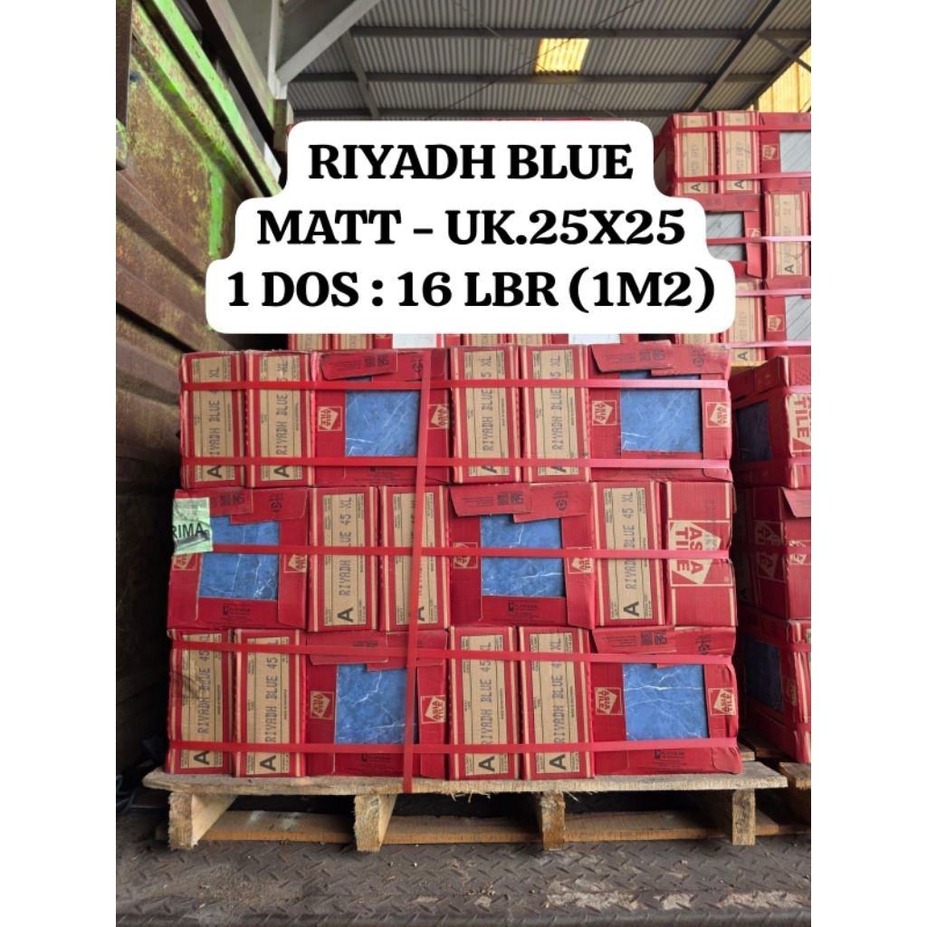 RIYADH SERIES MATT KASAR UK.25X25 KERAMIK LANTAI DINDING KAMAR MANDI