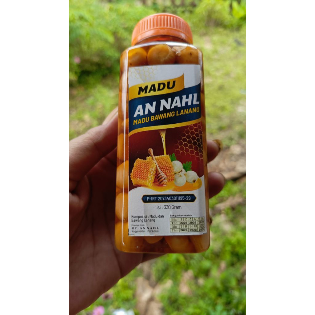 Fermentasi Madu dan Bawang Tunggal/Lanang AN NAHL untuk kesehatan melancarkan peredaran darah, memba