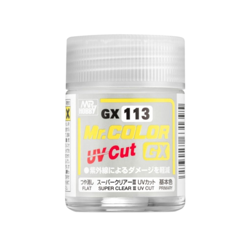 GX113 Super Clear III UV CUT Flat MR. COLOR GX Mr.Hobby