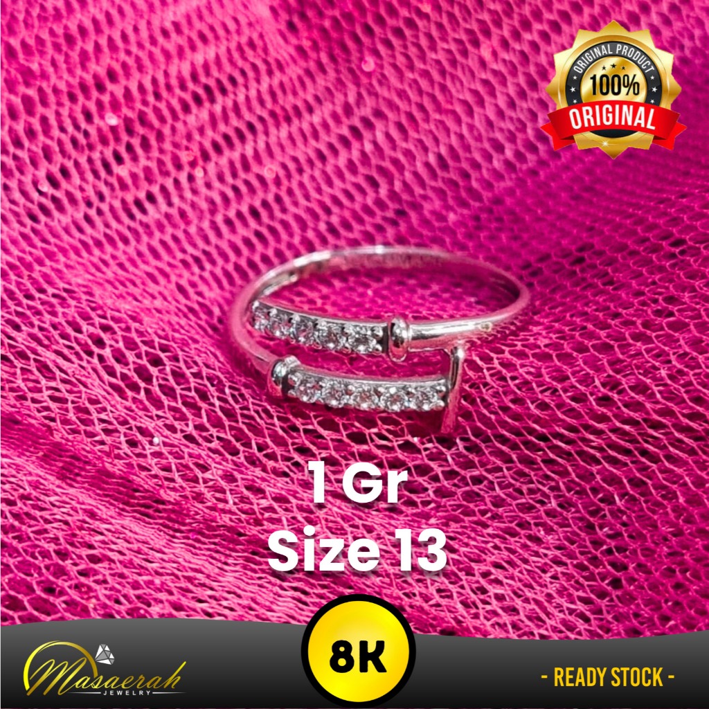 Cincin Emas 8K - Toko Emas Gajah Saerah - 1 Gram 2573