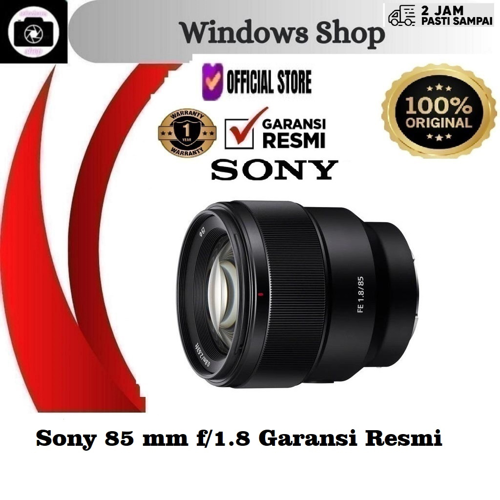 Sony FE 85mm f1.8 Sony 85 mm f/1.8 Garansi Resmi