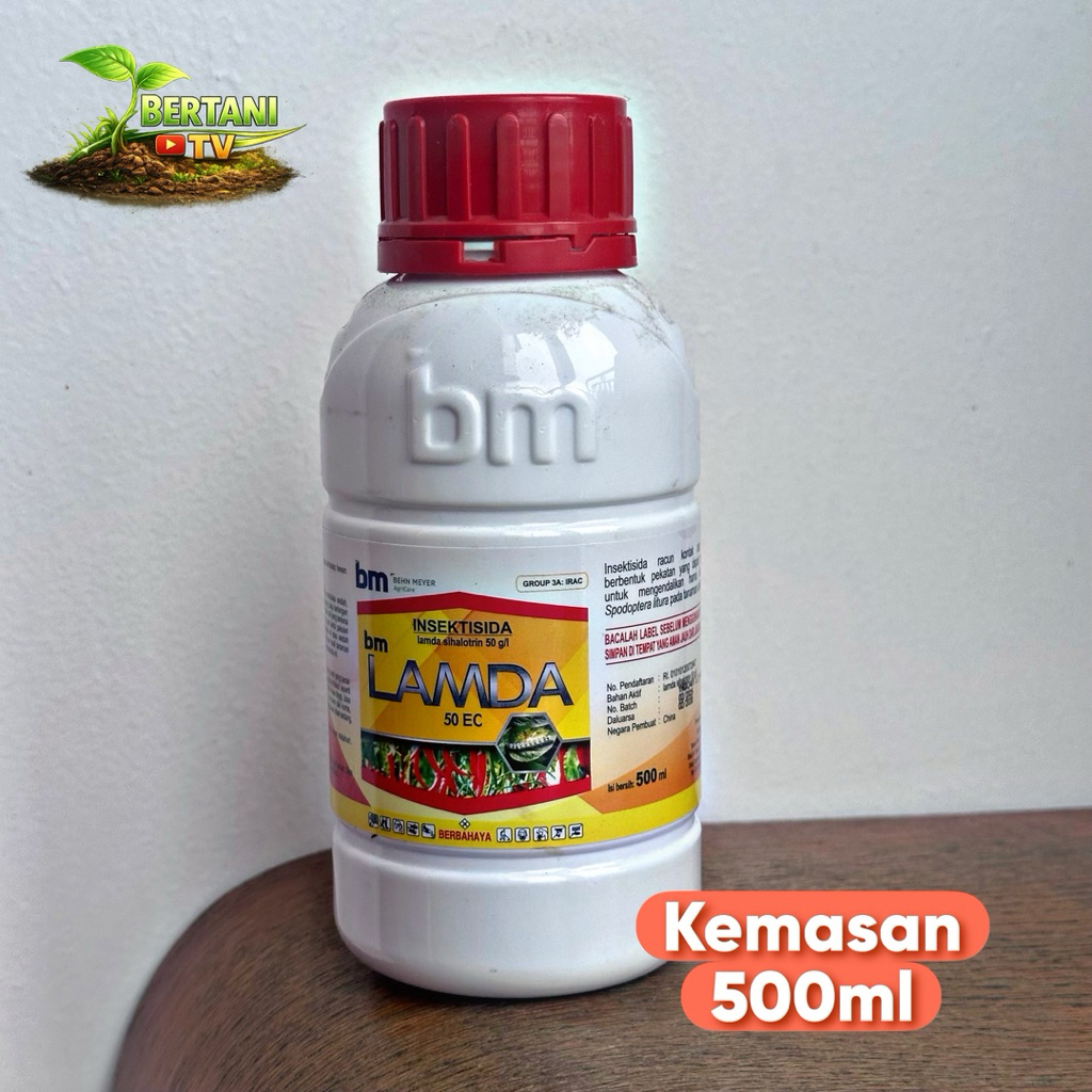 Insektisida Bm Lamda isi 500 ml Dikenal efektif untuk mengendalikan berbagai hama seperti kutu daun,