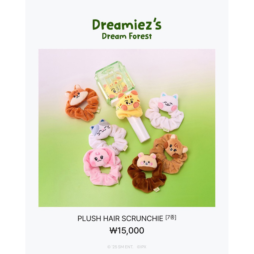 [READY STOCK] PLUSH HAIR SCRUNCHIE DREAMIEZ NCT DREAM JENO HAECHAN JJOPO JJED