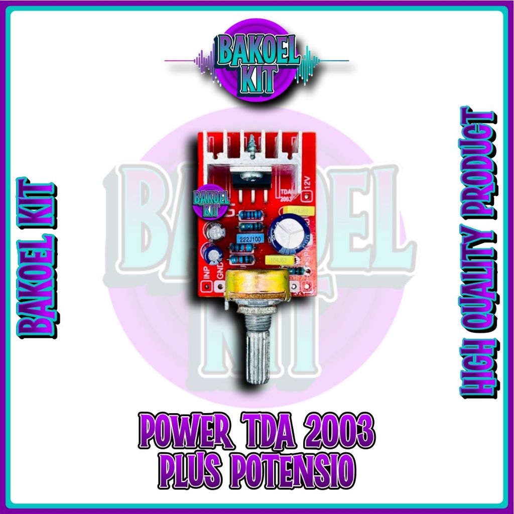 Power TDA 2003 Plus 1 Potensio ups