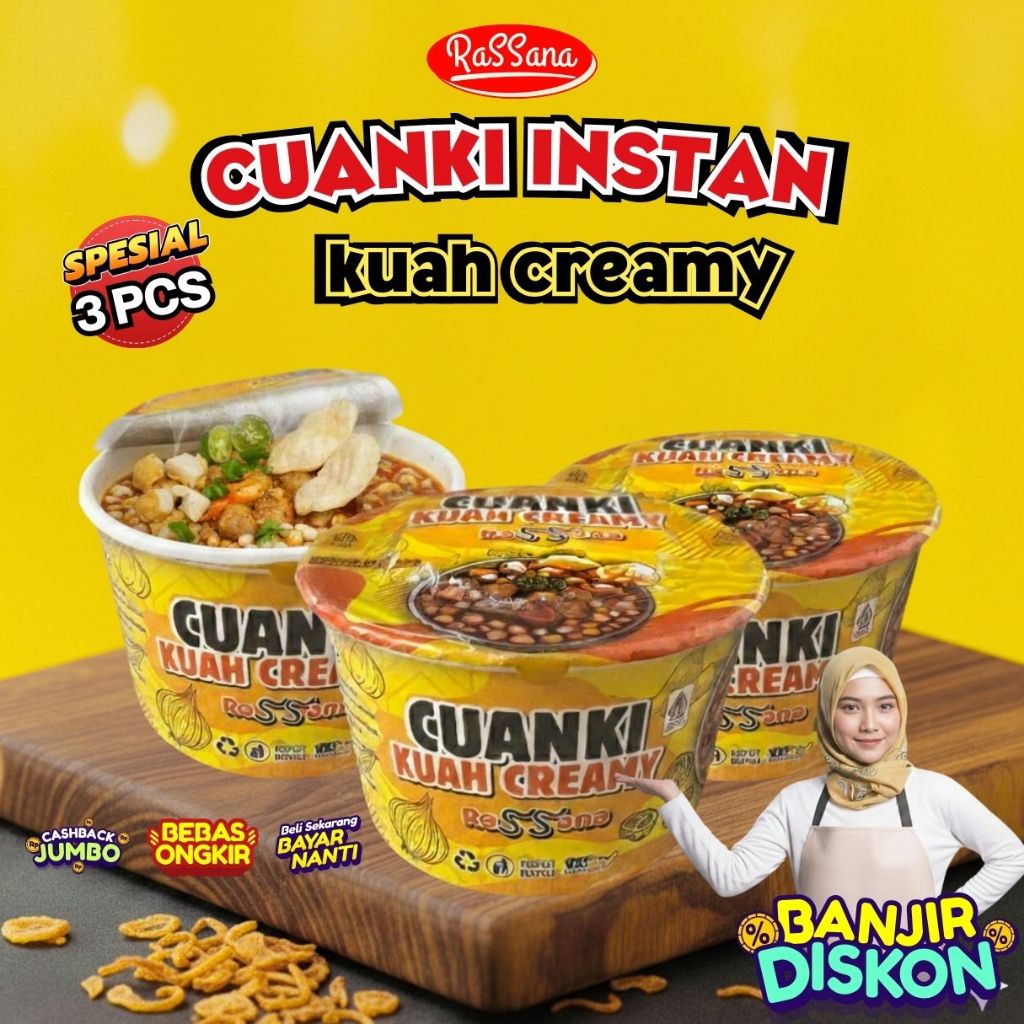 Cuanki Instan Cup Cuanki Kuah Instan Batagor Instan