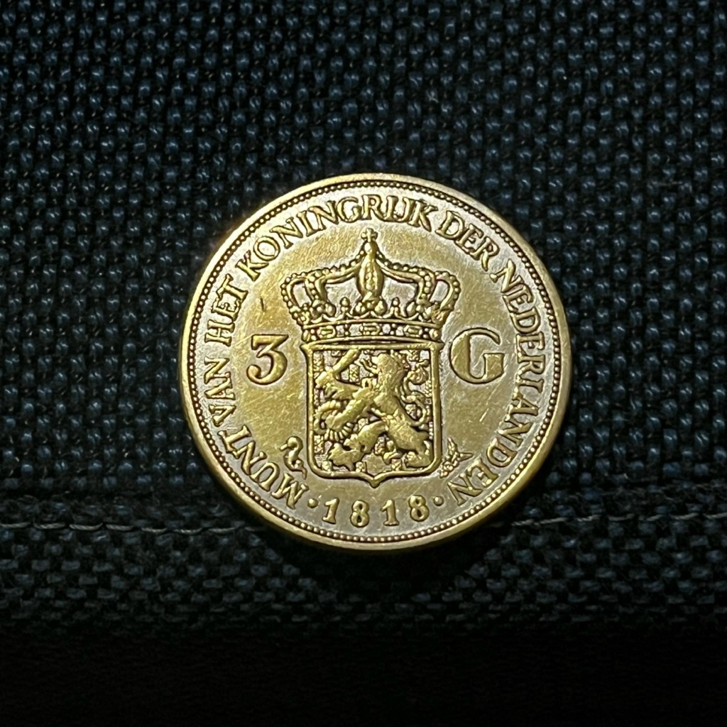 KOIN WILLEM III KONING DER NED•G•H•V•I• 1818