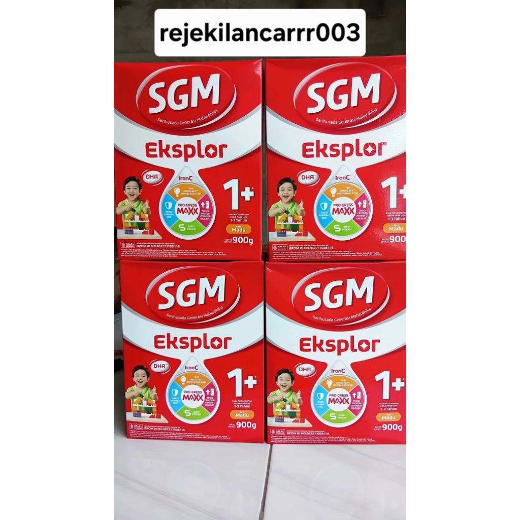 SGM 1+ 900gram Madu/Vanila (1-3 tahun)