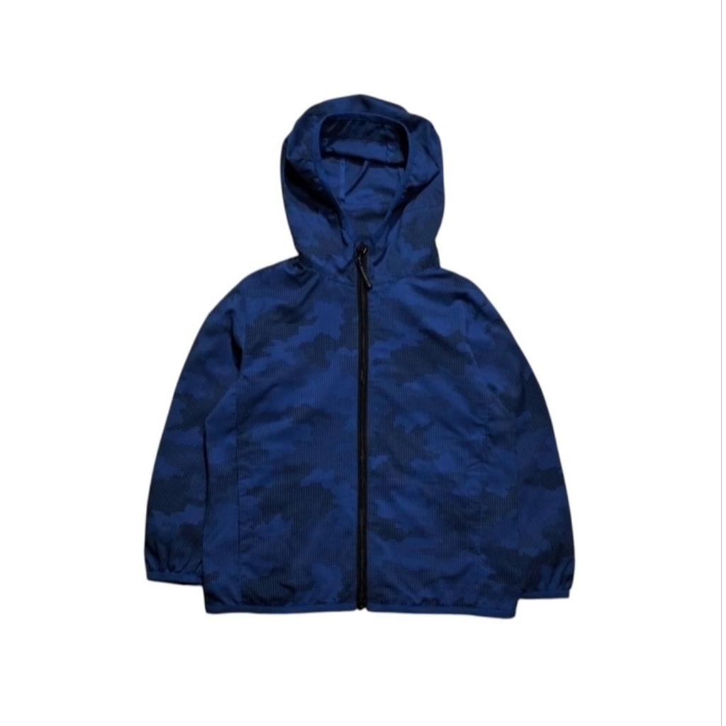 UNIQLO kids jacket camo running pockeble size 110 fit 3 - 4 th (P44xL38)