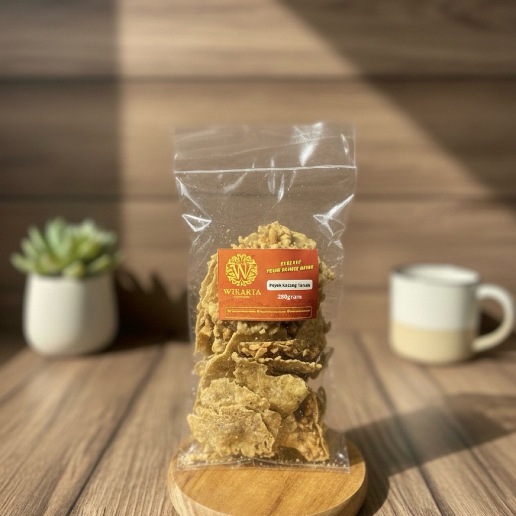PEYEK KACANG HIJAU peyek kacang hijau kacang tanah renyah kriuk camilan gurih 280 gram snack kiloan
