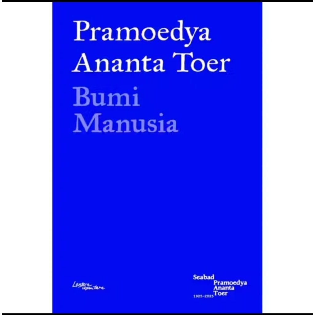 BUKU PRAMOEDYA ANANTA TOER BUMI MANUSIA ORIGINAL