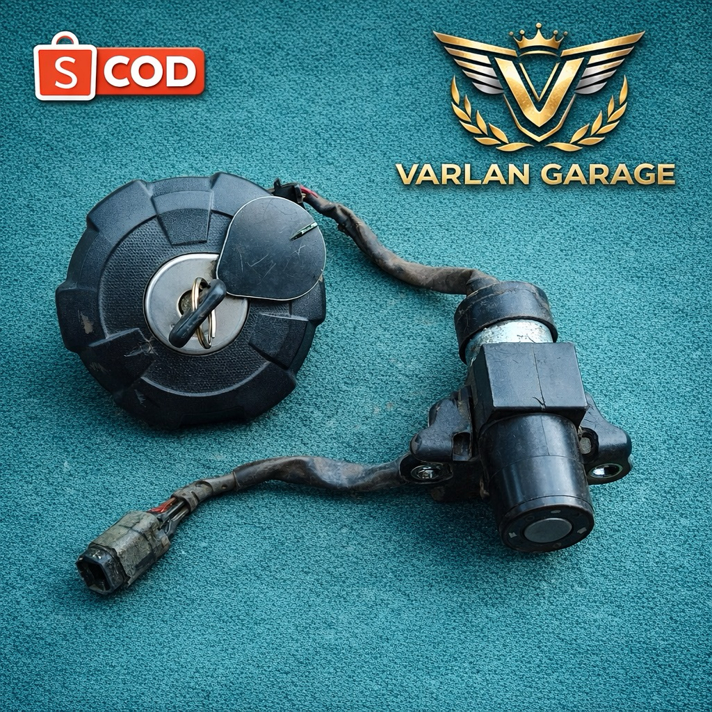 kunci kontak set tutup tangki original crf150l copotan motor