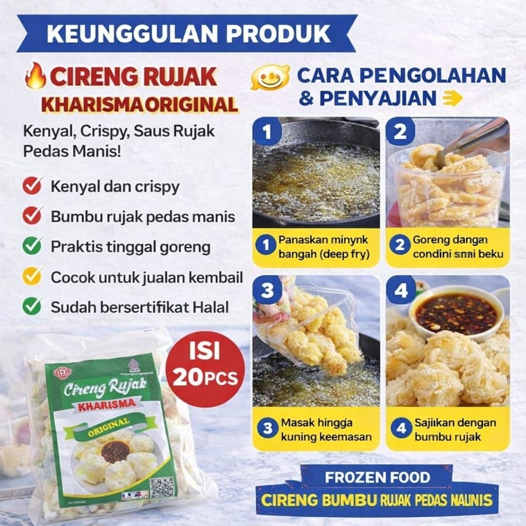 Cireng Rujak/Rujak Cireng/Cireng Kharisma/Cireng Karisma
