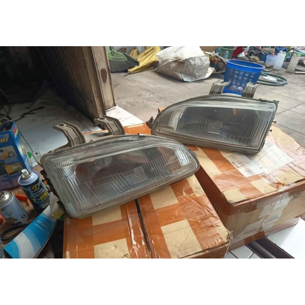 HEADLAMP LAMPU DEPAN CIVIC GENIO ESTILO ORIGINAL COPOTAN