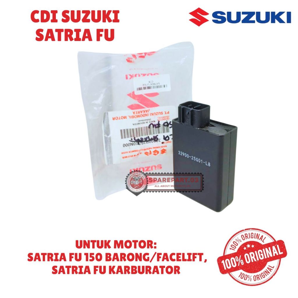 CDI ORIGINAL SUZUKI SATRIA FU, SATRIA FU KARBURATOR, SATRIA FU 150 BARONG/FACELIFT