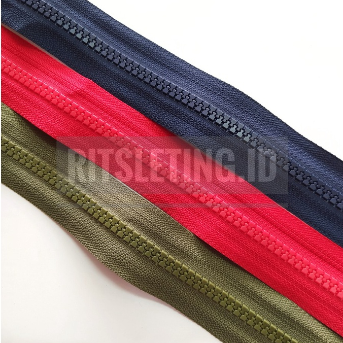 YKK 05 VS CH - Daun Ritsleting Sleting Zipper YKK Meteran Plastik Besar - Vislon No. 5