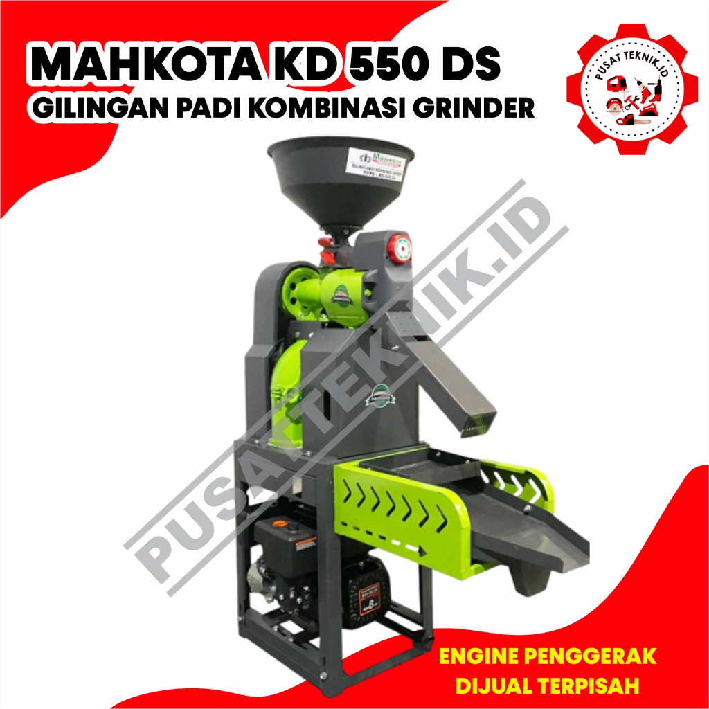 MAHKOTA KD550DS MESIN GILING PADI KOMBINASI GRINDER MAHKOTA KD 550 DS RICE POLISHER MAHKOTA KD 550 D