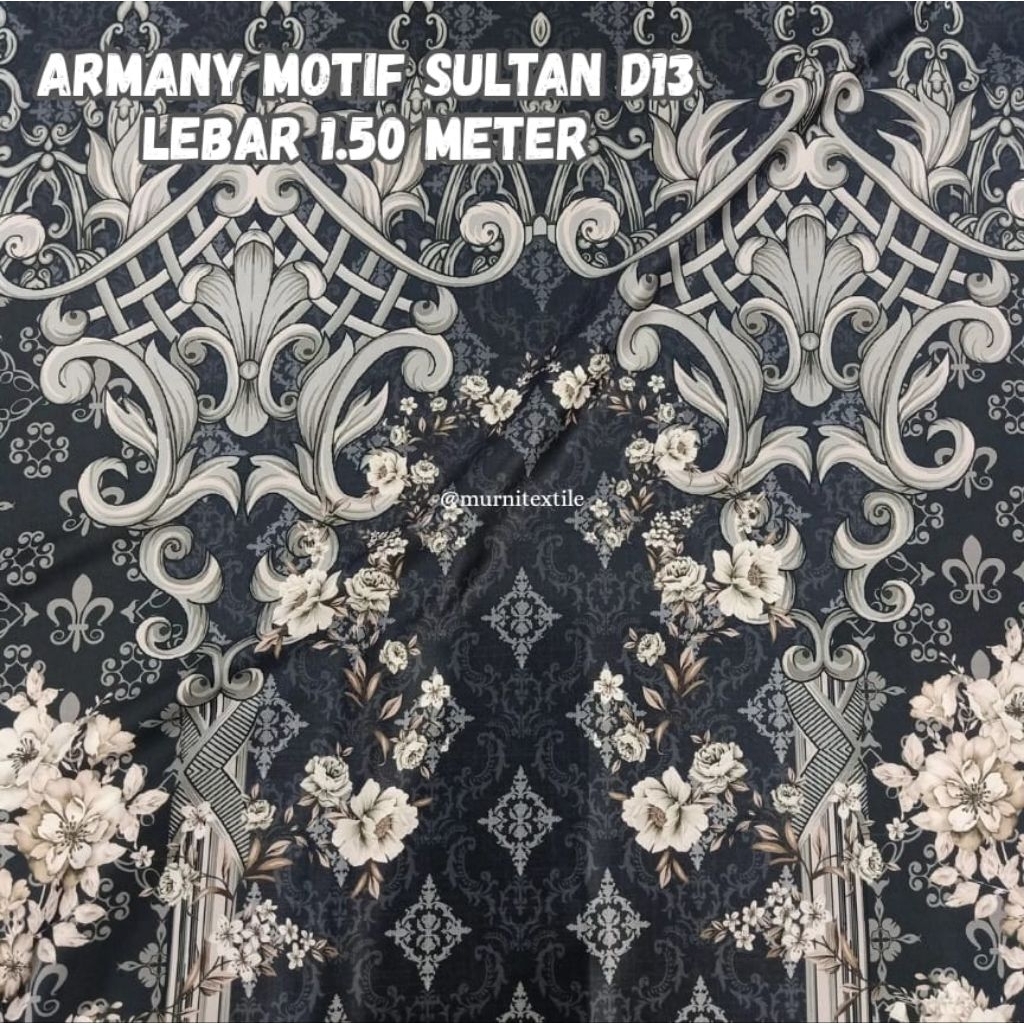 Kain Armany Silk Motif Sultan