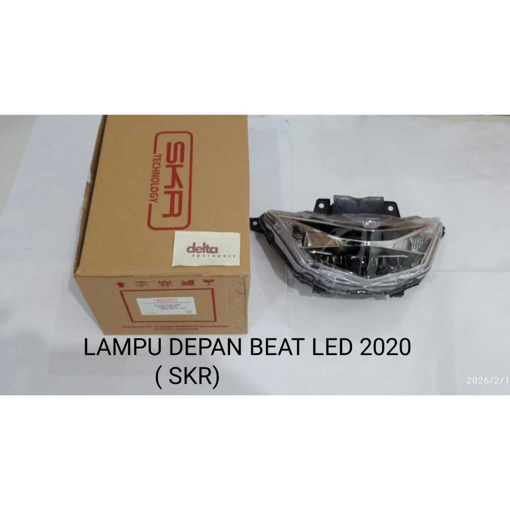 Reflektor Lampu Depan Motor BEAT LED 2020  merk skr