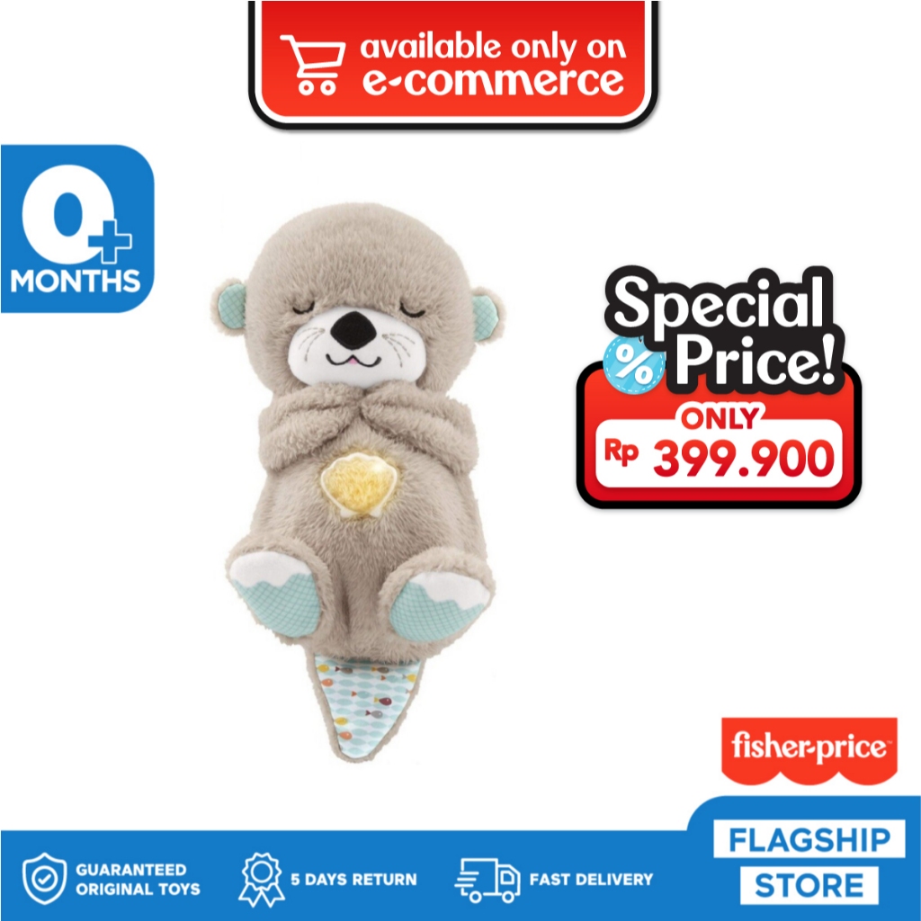 Fisher Price Soothe and Snuggle Otter - Mainan Edukasi Anak