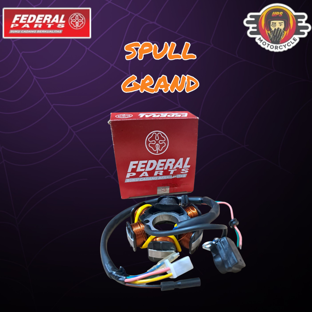 Spull Spul Spoll Sepul Assy Stator Set Pulser Federal Honda Grand Original ORI Asli