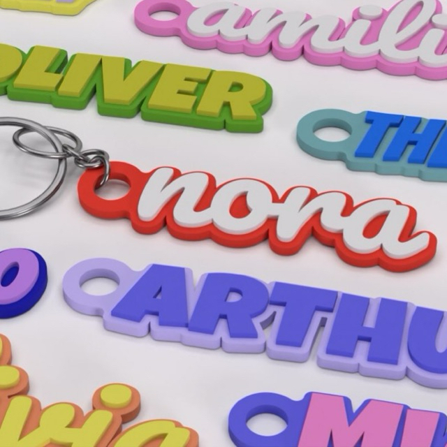 Keychain 3D custom / gantungan kunci custom / gantungan kunci 3D