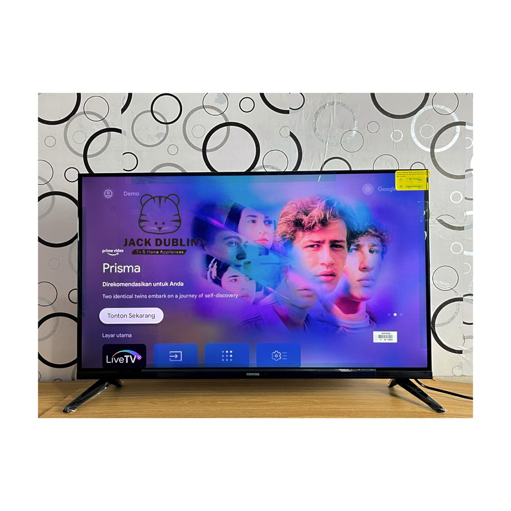 TV QLED COOCAA TV 32 inch 32Q66 Google tv HDR10 Dolby Audio NETFLIX YOUTUBE SMART COOCAA 32Q66