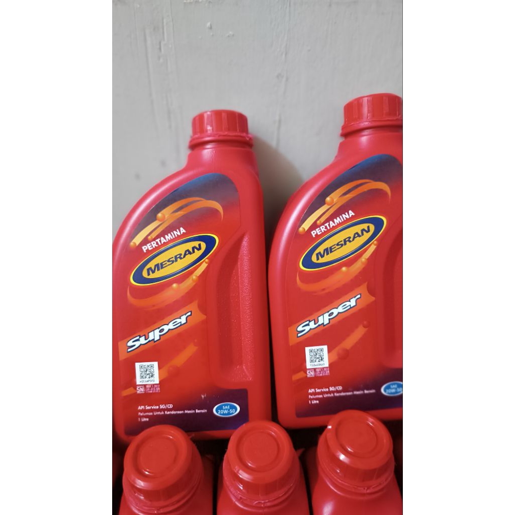 Oli mesran super 1 liter 20w50
