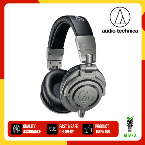 Audio-Technica ATH-M50xGM Professional Monitor Headphones Audio Technica ATH M50 X Gun Metal
