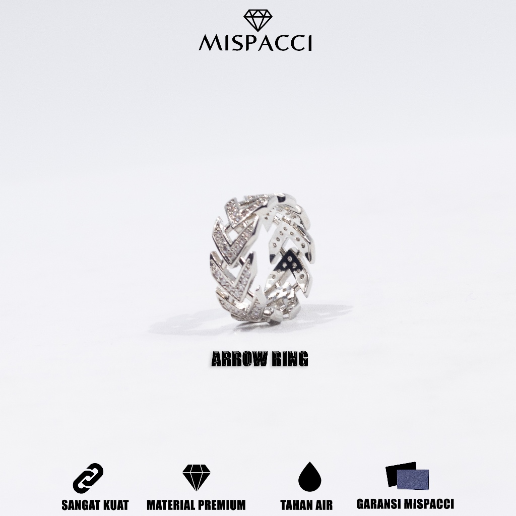 Mispacci - Cincin Arrow Iced Out
