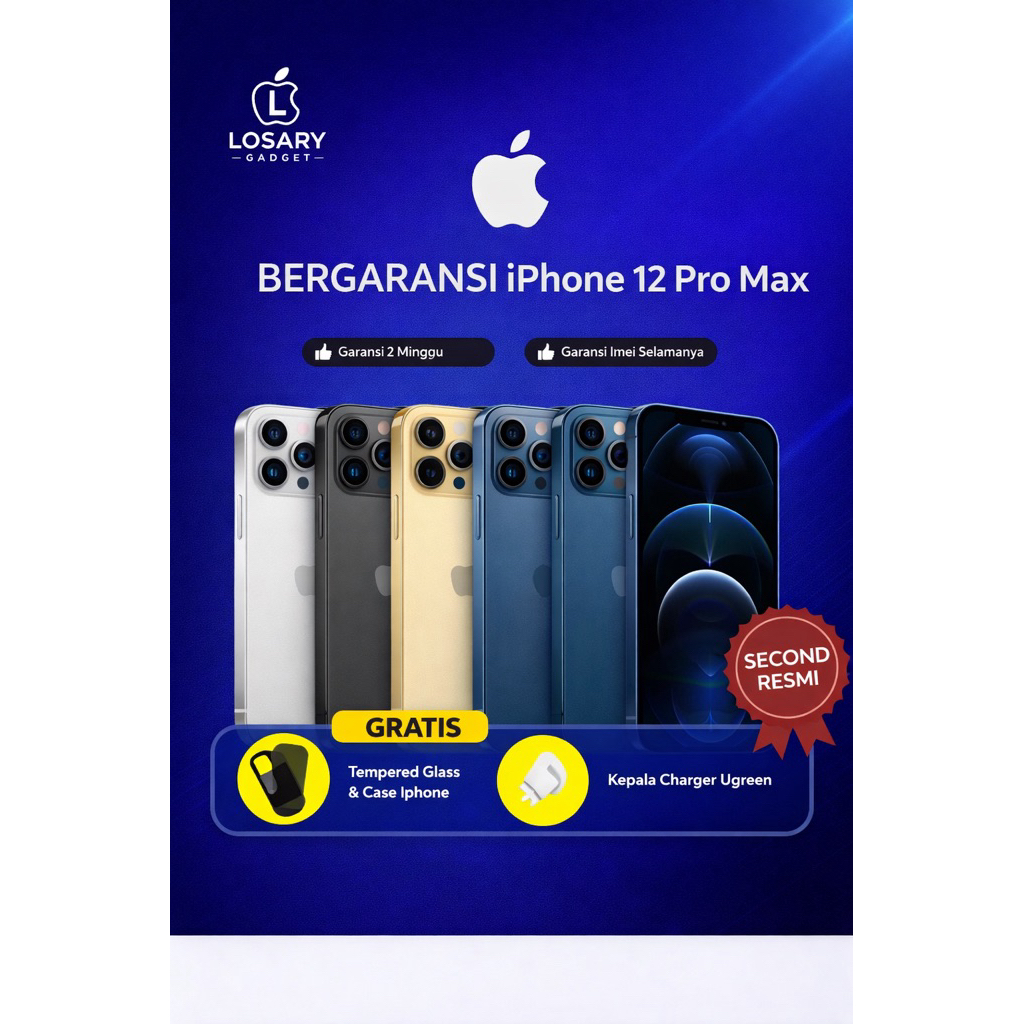 iPhone 12Pro max 128 || 256 Resmi indonesia