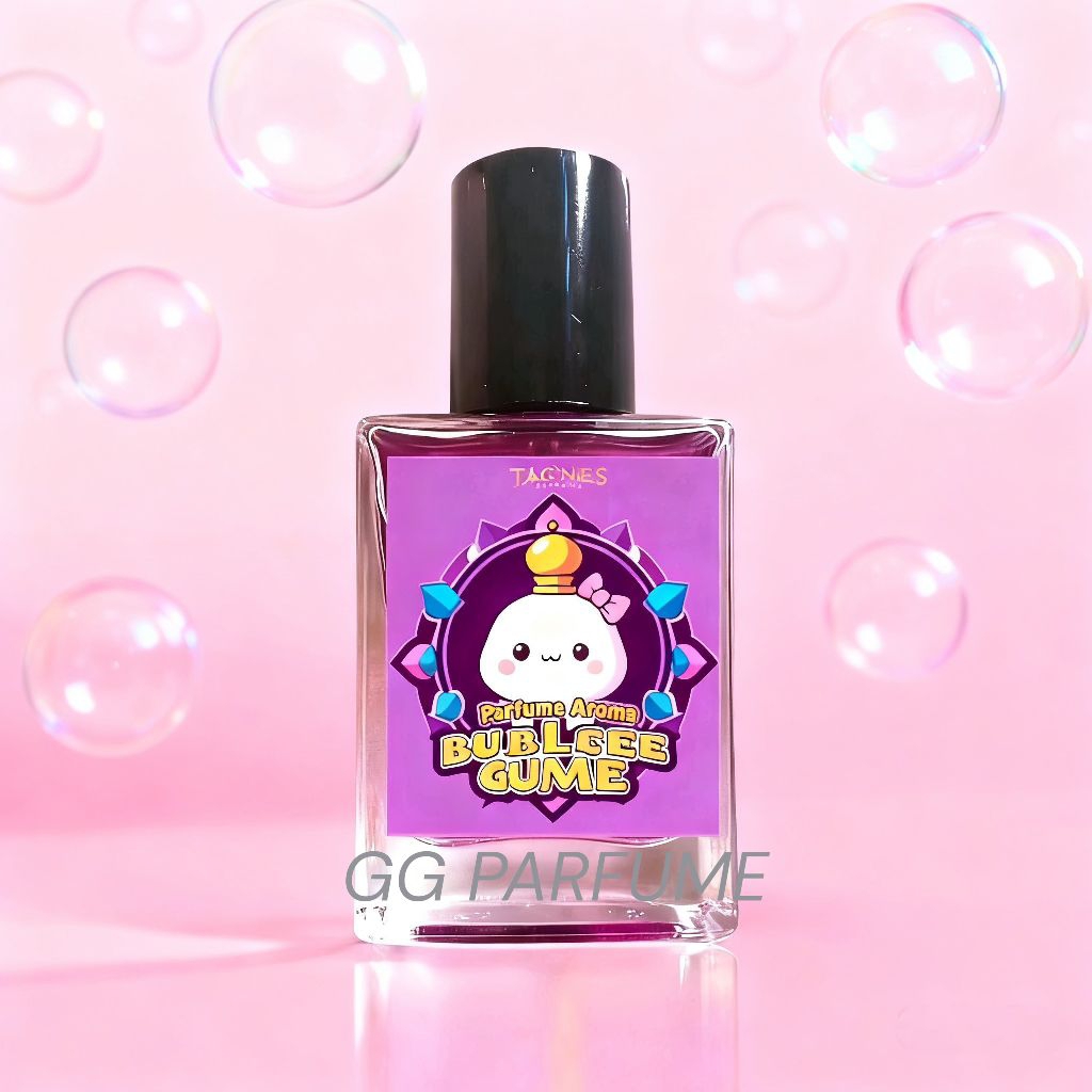 PARFUME VIRAL  BUBBLEGUME UNGU. Aroma permen karet. cocok untuk pria dan wanita remaja/dewasa