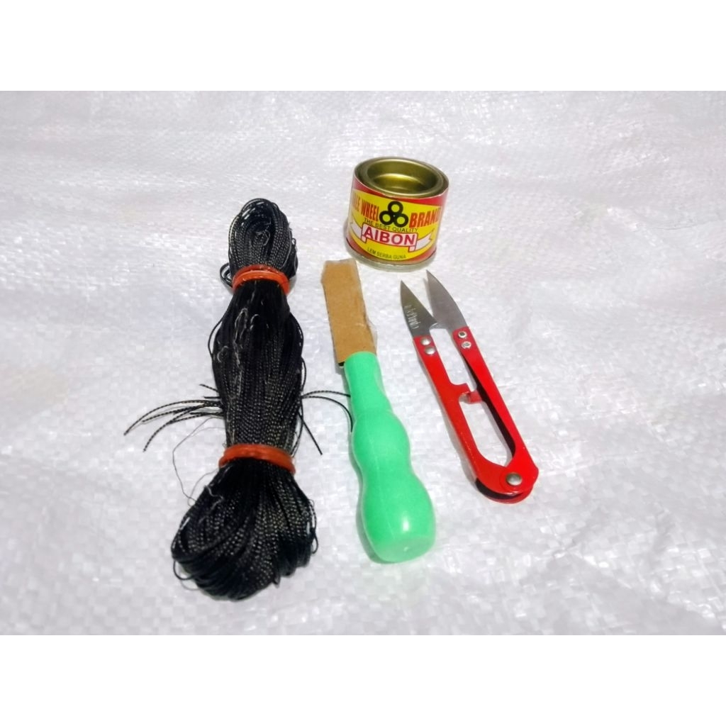 Paket Benang Gujir Hitam 50M