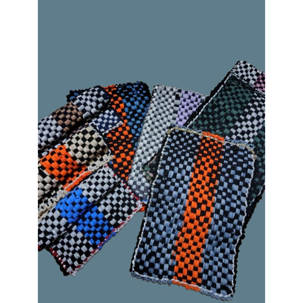 keset anyam tebal homade/keset rajut/keset menyerap air/keset lantai bahan kain