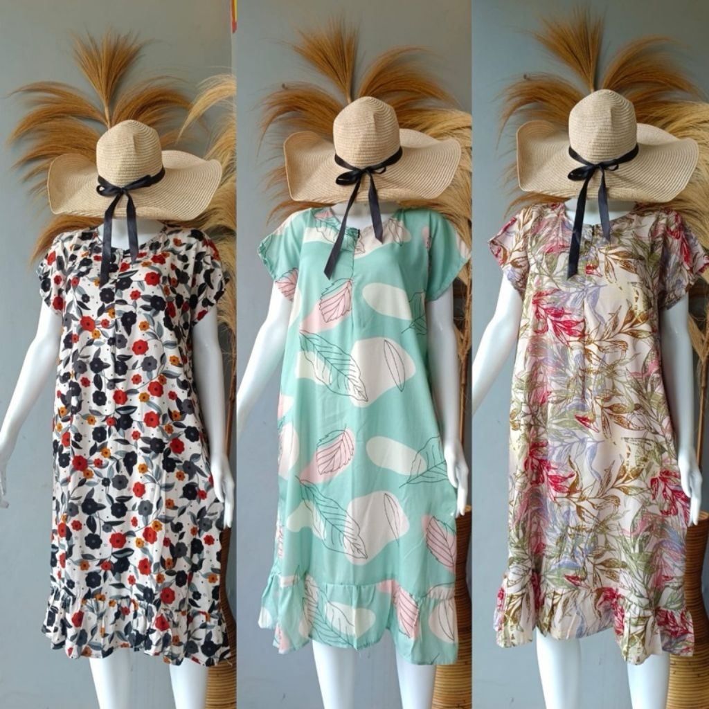 DASTER MUrah POLOS/DASTER BUSUI /DASTER VIRAL/DASTER MURAH/DASTER RAYON BALIKPAPAN