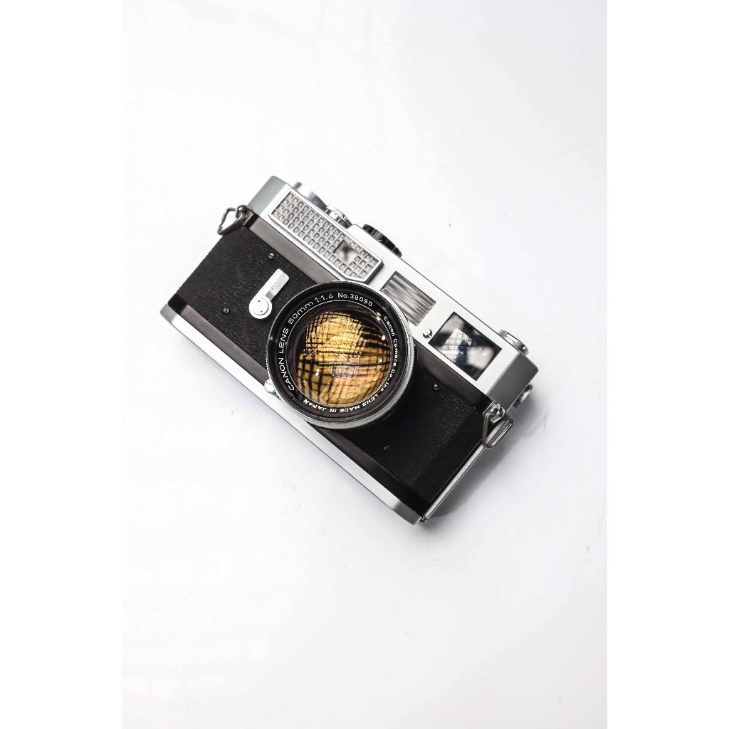 Kamera Analog Canon Model-7 kit 50mm f1.4 LTM Mulus Normal