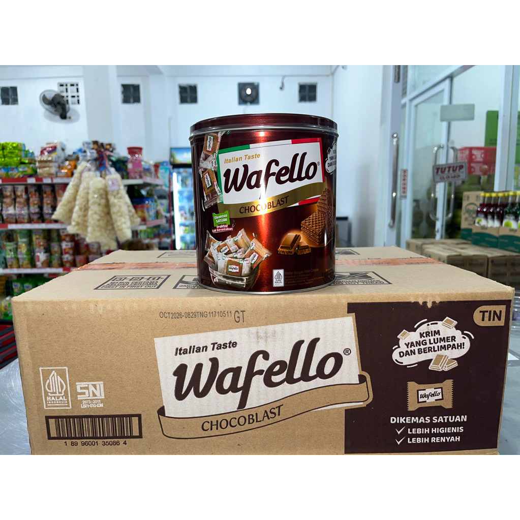 wafello wafer chocoblast 234g per dus
