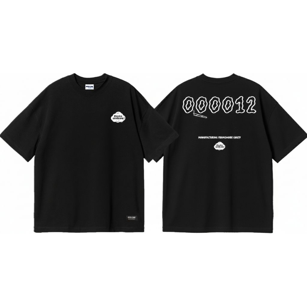 T-SHIRT BUCKSANDCOW OVERSIZE - 000012 / KAOS BUCKS&COW