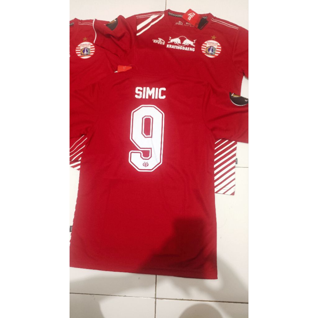 JERSEY TEMPLATE ORIGINAL SPECS PERSIJA NNS MARKO SIMIC Home sz S 2018 PIALA INDONESIA
