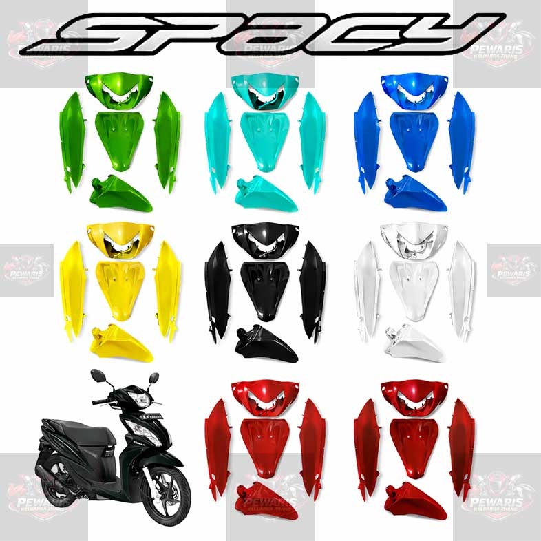Cover Body Full Set Spacy Fi Full Set Body Spacy Karbu All Warna Premium