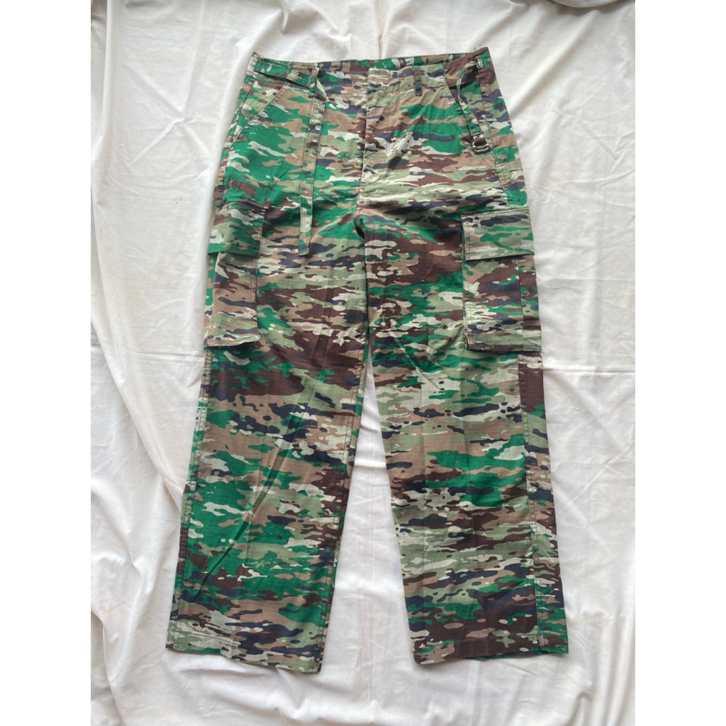 Celana PDL Trousers Loreng Multicam Tropis Jatah Pembagian TNI AD (1)