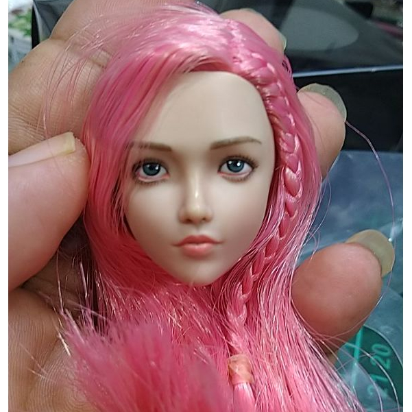 kitbash headsculpt female head sculpt ym toys ymt 069 a untuk body very cool tblegue phichen hottoys