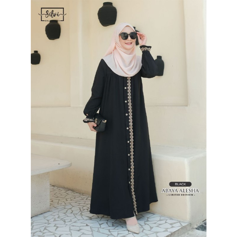 SILVI COLLECTION READY Gamis Abaya Alesha Dress Only Original By Silvi Collection ABAYA