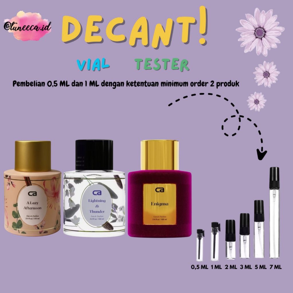 Decant Cote D'azur Eloi coco (Share in Bottle) - Lightning & Thunder , Enigma , A Lazy Afternoon