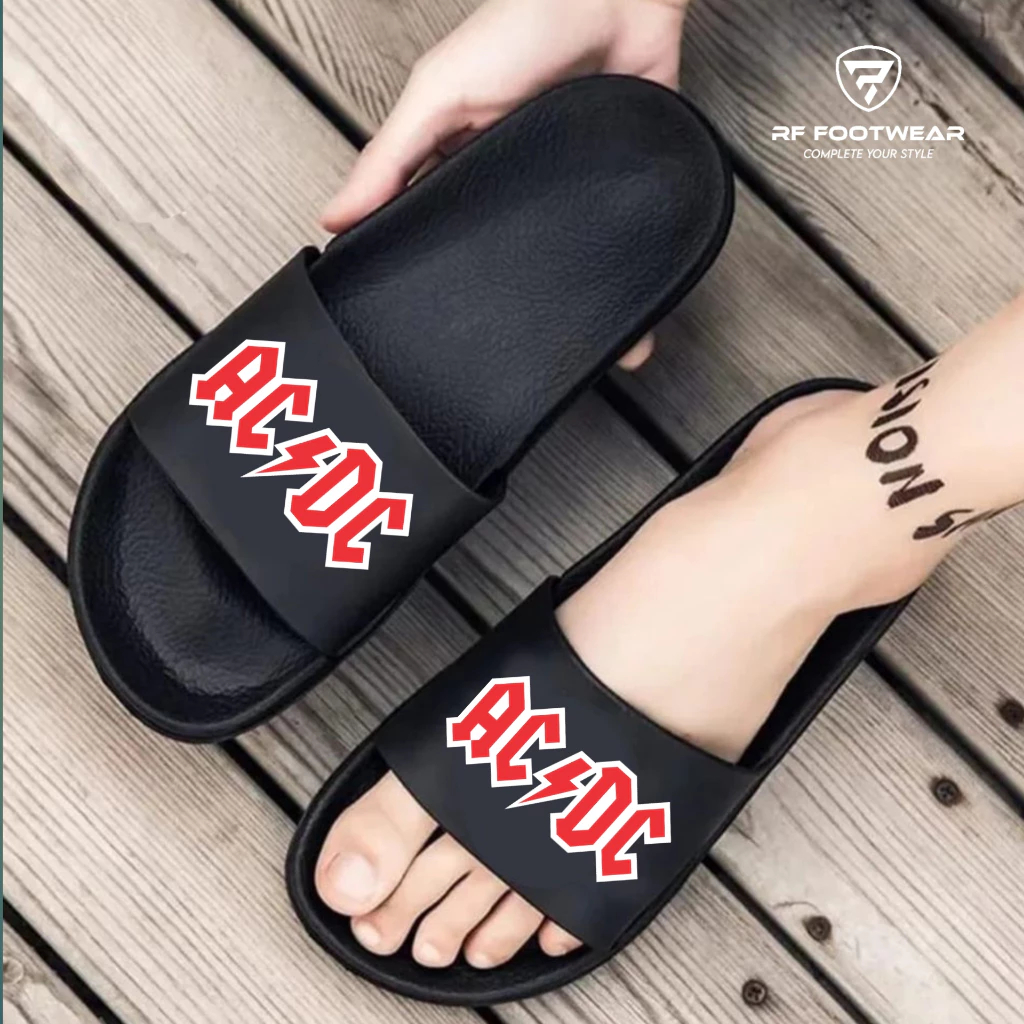 sandal slop ac dc sandal distro pria Sandal Slop tampa lem