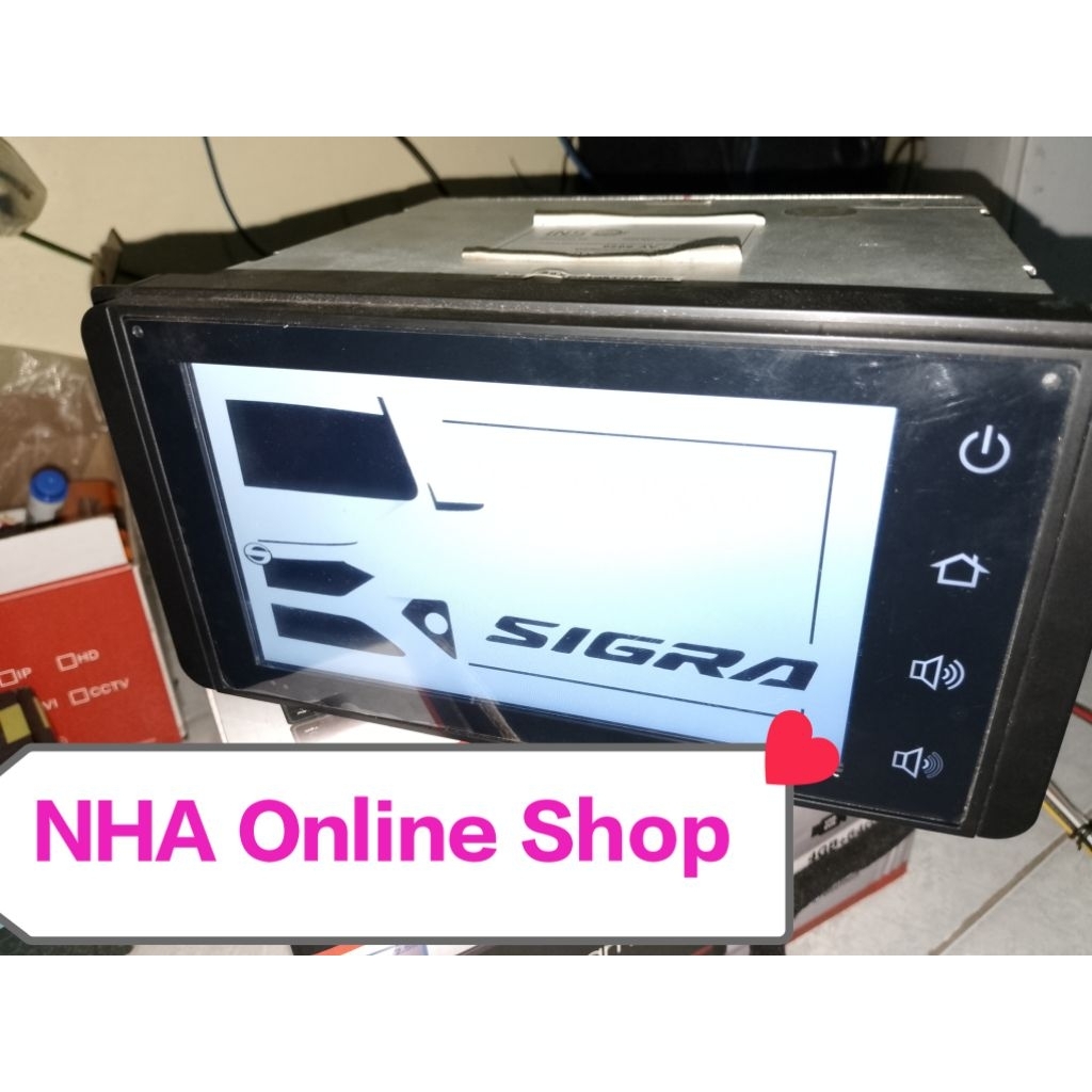 Head Unit double din 7 inch Copotan Daihatsu Sigra R Duluxe