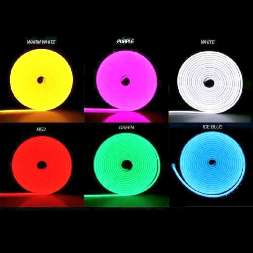 Lampu Neon Flex 12V DC 5 Meter Ice Blue-Sonlite