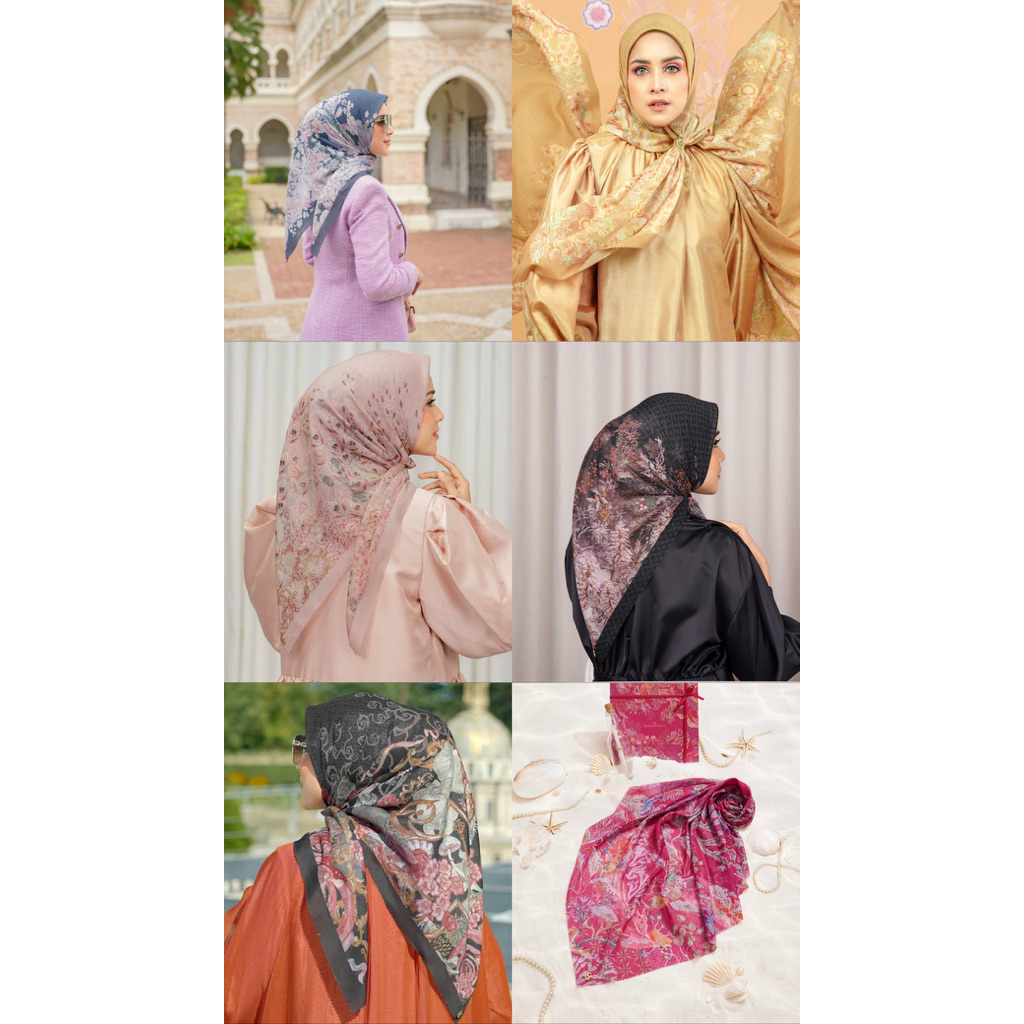 READY‼️ New Buttonscarves Reguler Holiday, Wonderland, Ederra, Frozen, Bel Fle, Chupa, Misool, Xanad