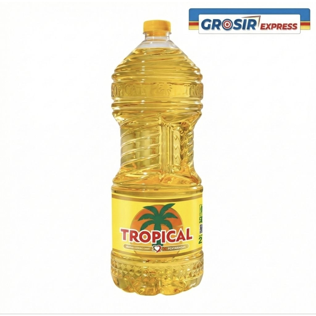 Minyak Goreng Tropical 2 Liter - [Ecer & Grosir Dus] Kebutuhan Dapur Keluarga & Katering